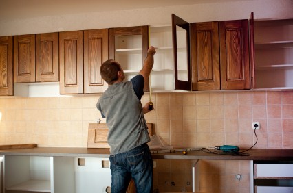 Cabinet refinishing by Messina Painting & Remodeling