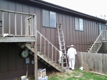 Exterior Painting of Rental Property in Lee's Summit 