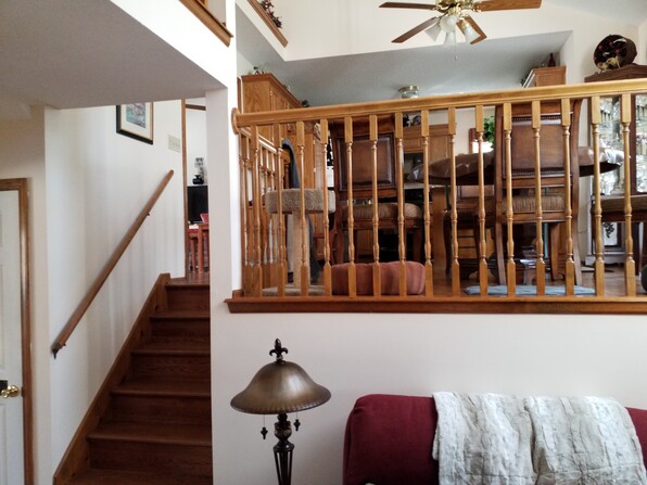 Interior painting in Pleasant Valley, MO by Messina Painting & Remodeling.